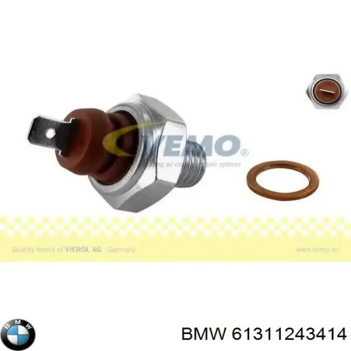 Manómetro de presión de aceite BMW 61311243414 precio, desde 3,97 EUR