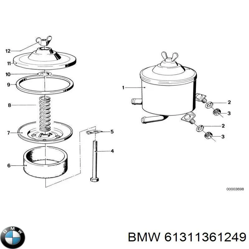  BMW 61311361249