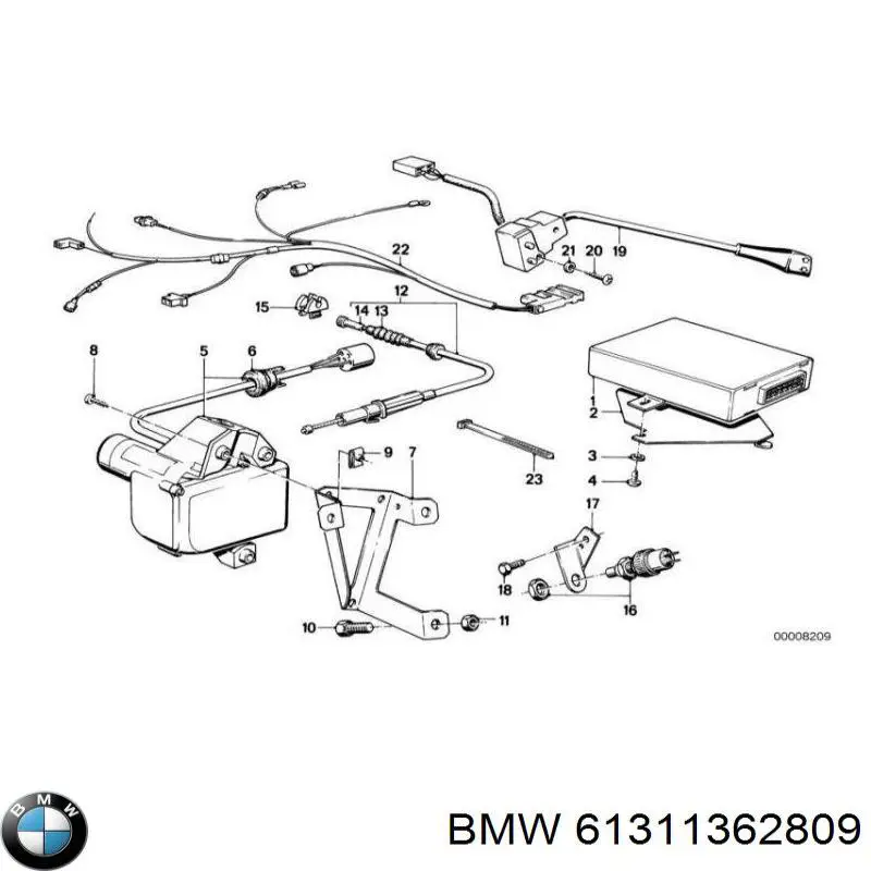 61311362809 BMW interruptor luz de freno