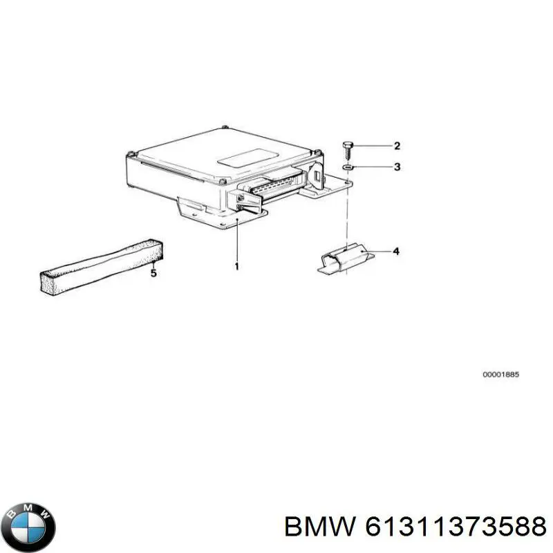 Comprar 61311373588 BMW Rele del ventilador de habitaculo