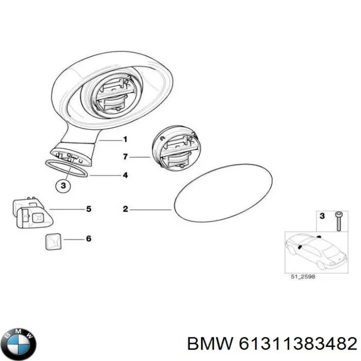 61311383482 BMW