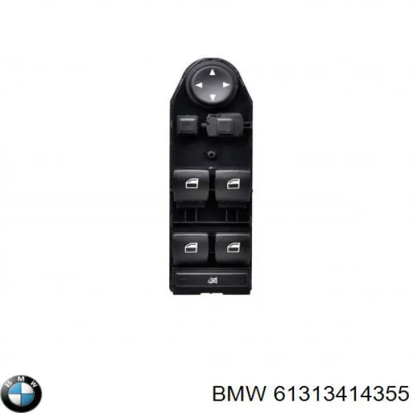 61313414355 BMW interruptor de elevalunas delantera izquierda