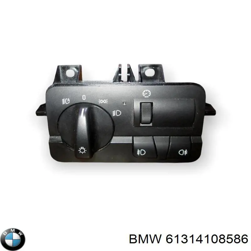 61314108586 BMW interruptor de faros para "torpedo"
