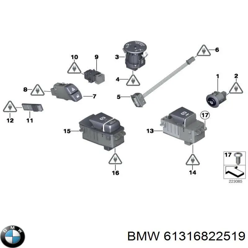 61316822519 BMW