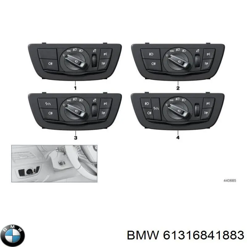 61316841883 BMW