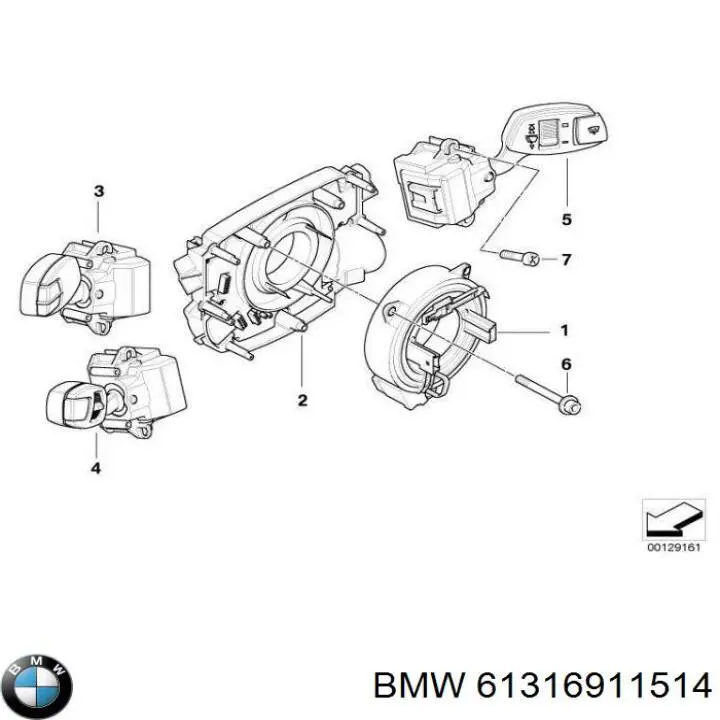 61316911514 BMW