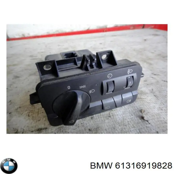 6936831 BMW Interruptor de luces en el tablero