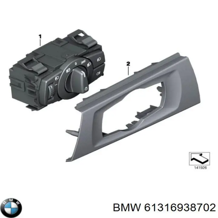 61316938702 BMW