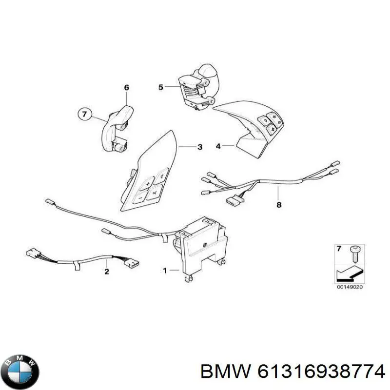 61316938774 BMW