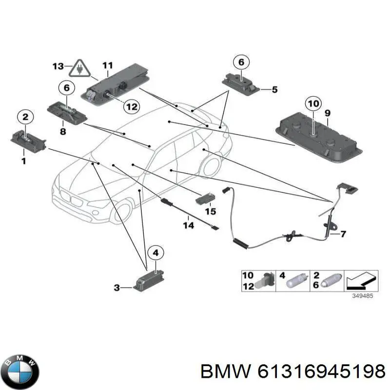 61316945198 BMW