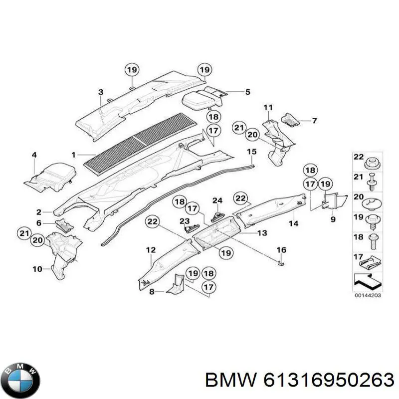 61316950263 BMW