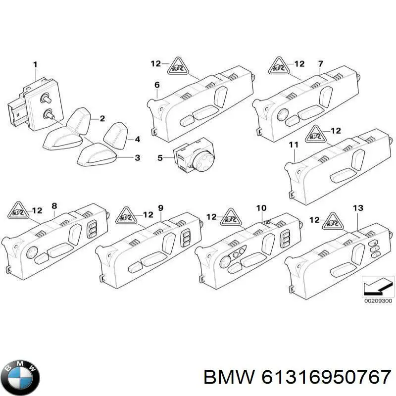 61316950767 BMW