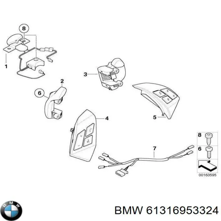 Comprar 61316953324 BMW Módulo de control de la dirección
