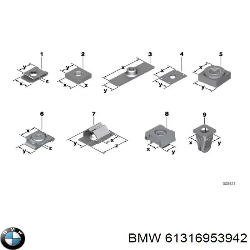 61316953942 BMW