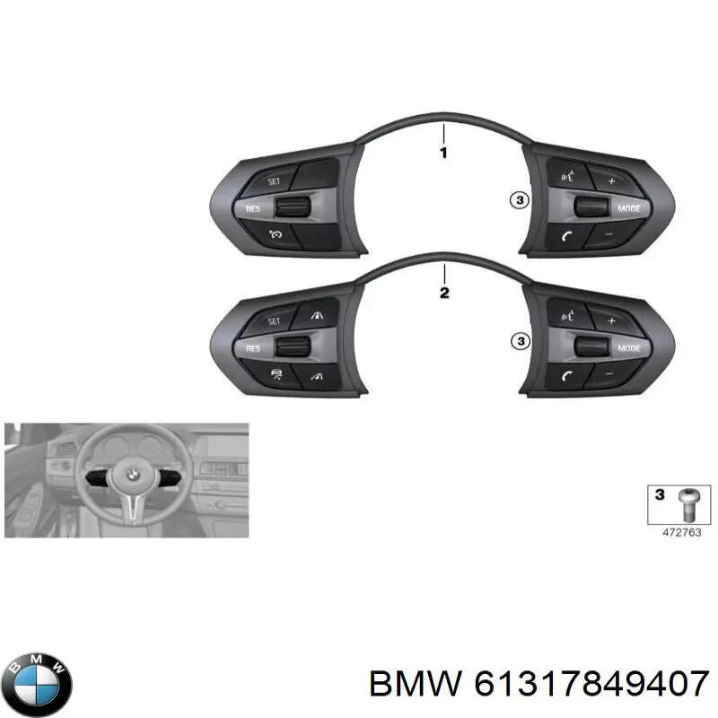 61317849407 BMW