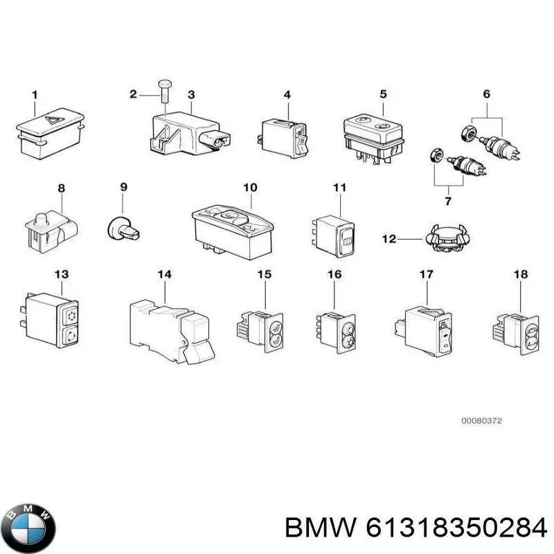 61318350284 BMW