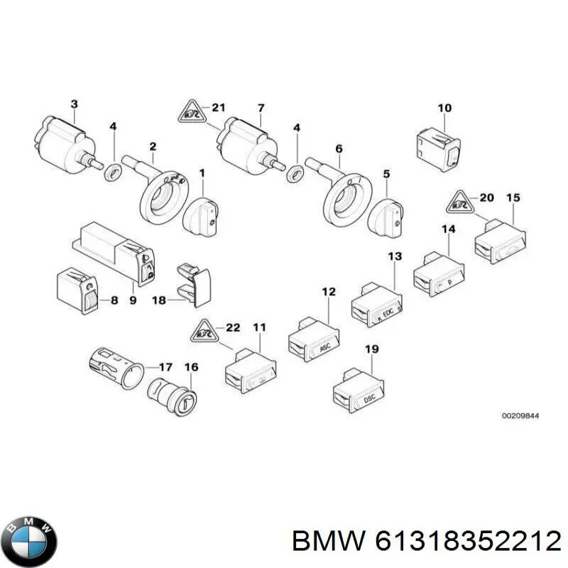 61318352212 BMW