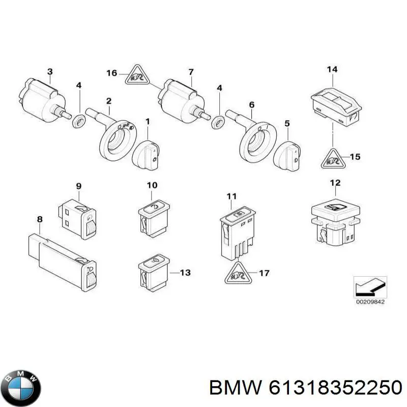61318352250 BMW 