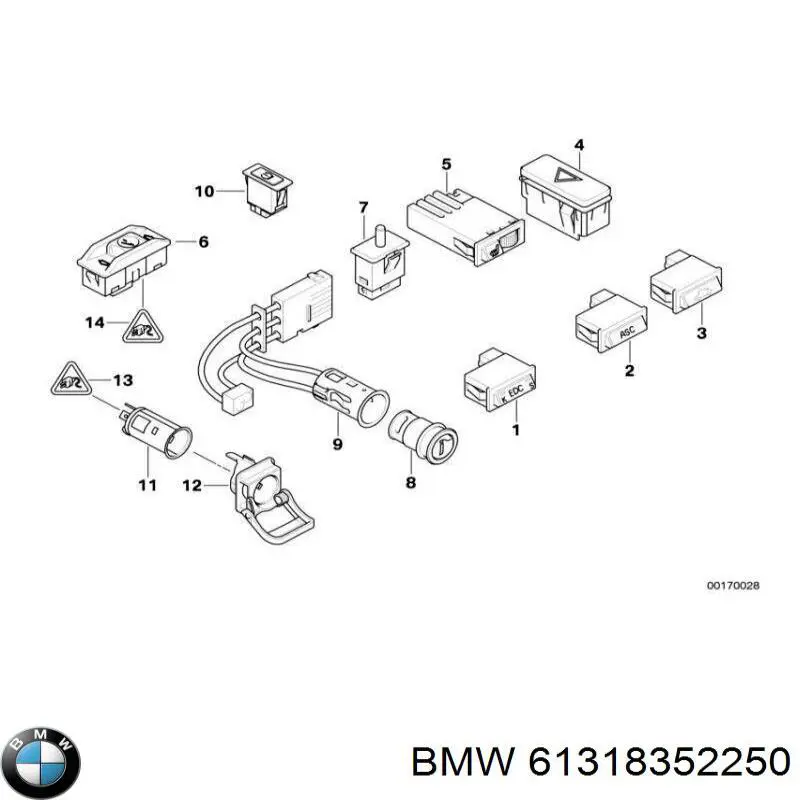  BMW 61318352250 precio, desde 79,73 EUR
