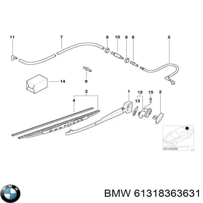 Comprar 61318363631 BMW 