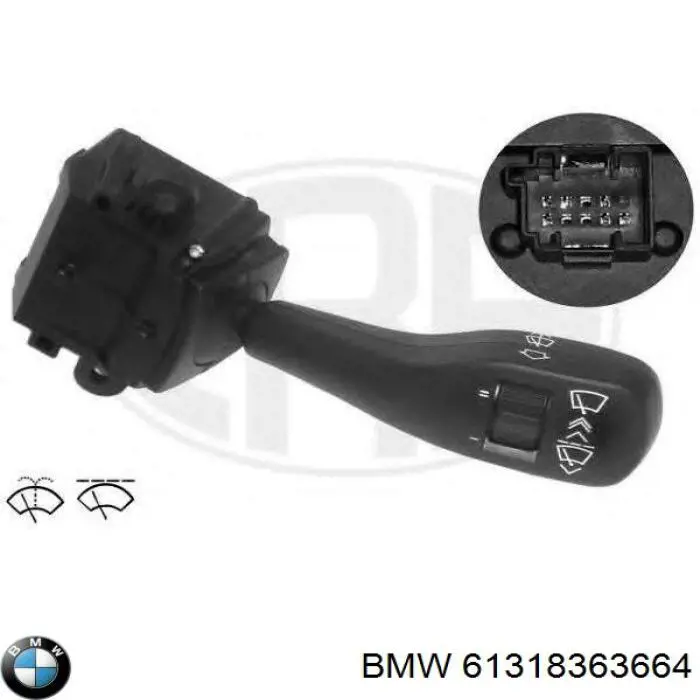 Conmutador derecho de la columna de dirección BMW 61318363664 precio, desde 34,85 EUR