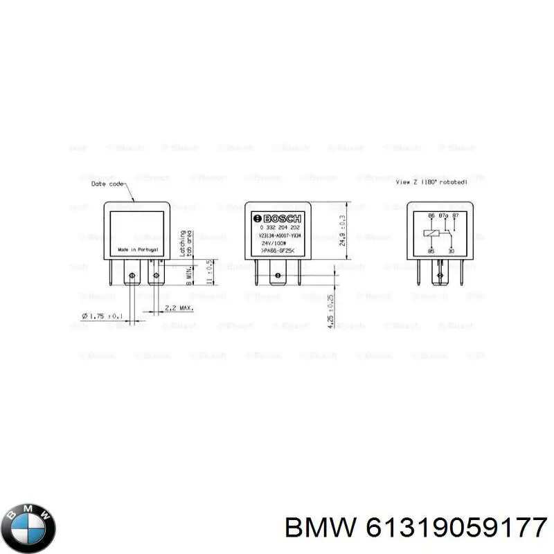 Relé eléctrico multifuncional Mahle Original MR60