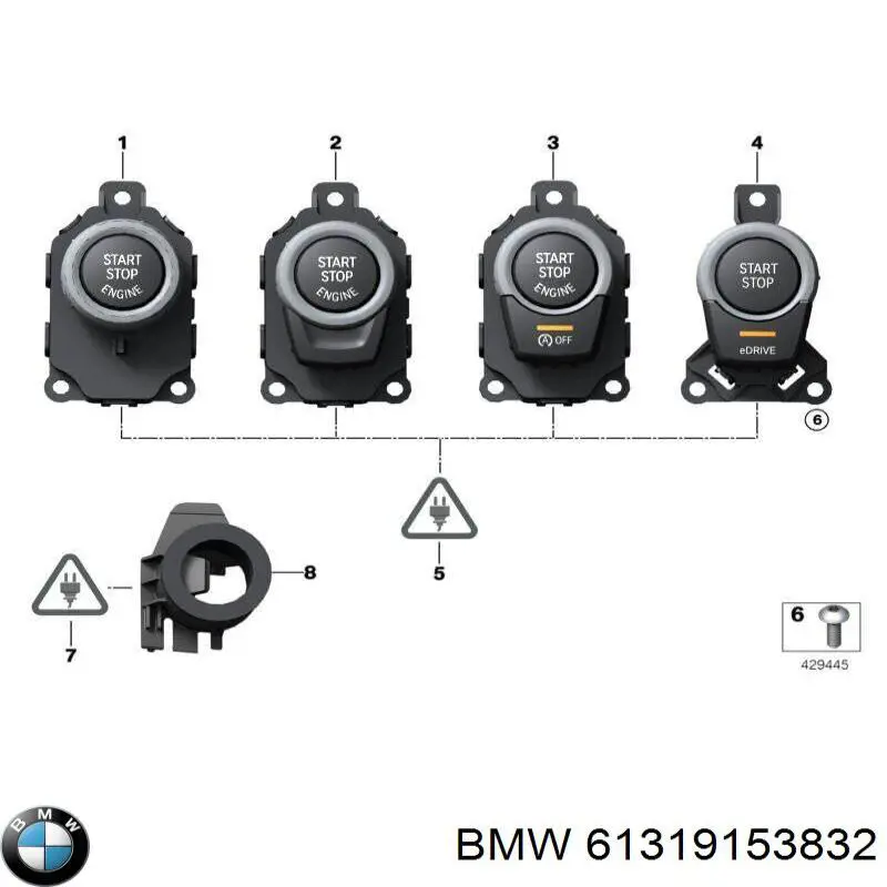 61319153832 BMW