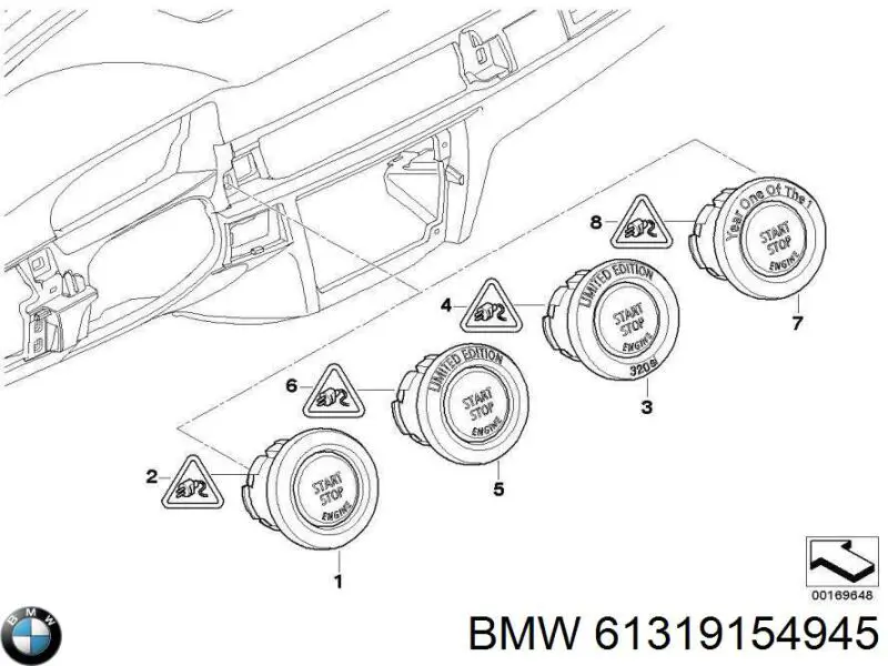 61319154945 BMW