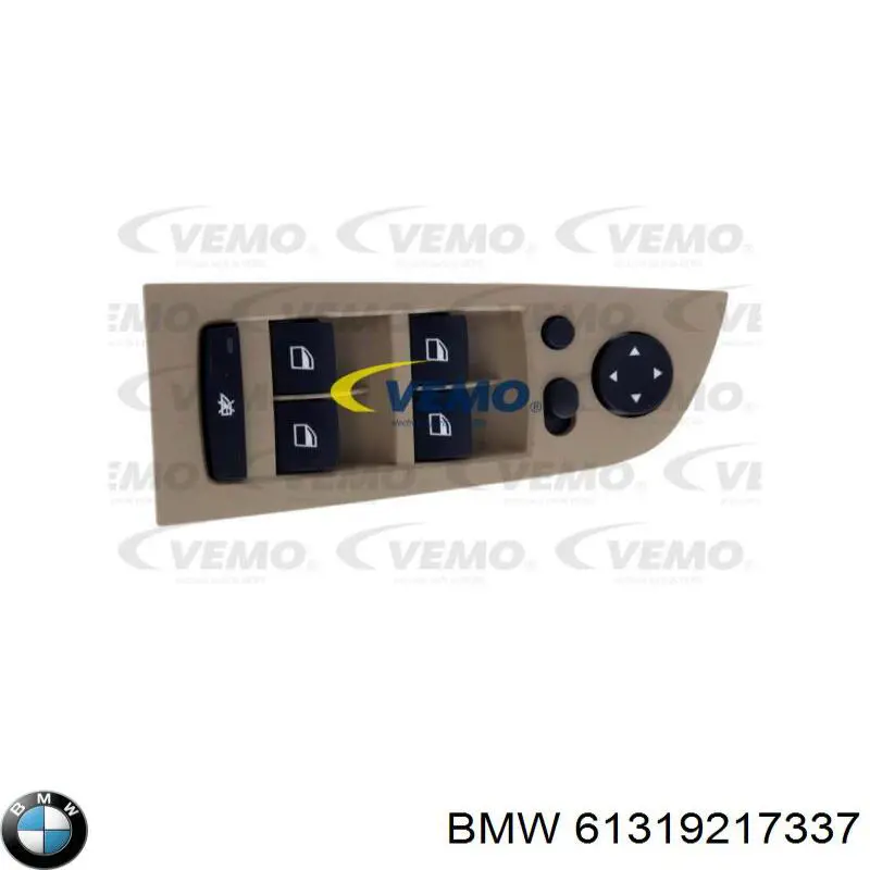 Comprar 61319217328 BMW Interruptor de elevalunas delantera izquierda
