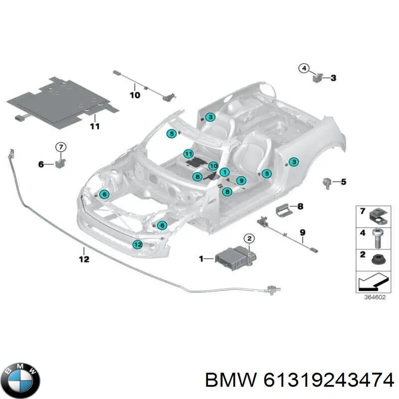 61319243474 BMW