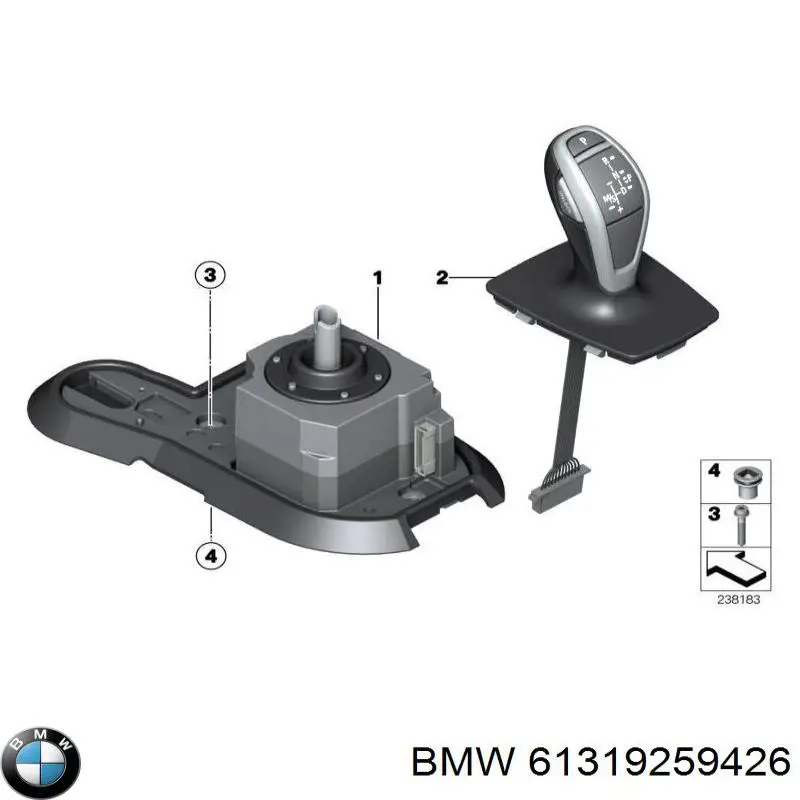 Mecanismo de selección de marcha (cambio) para BMW X1 (E84)