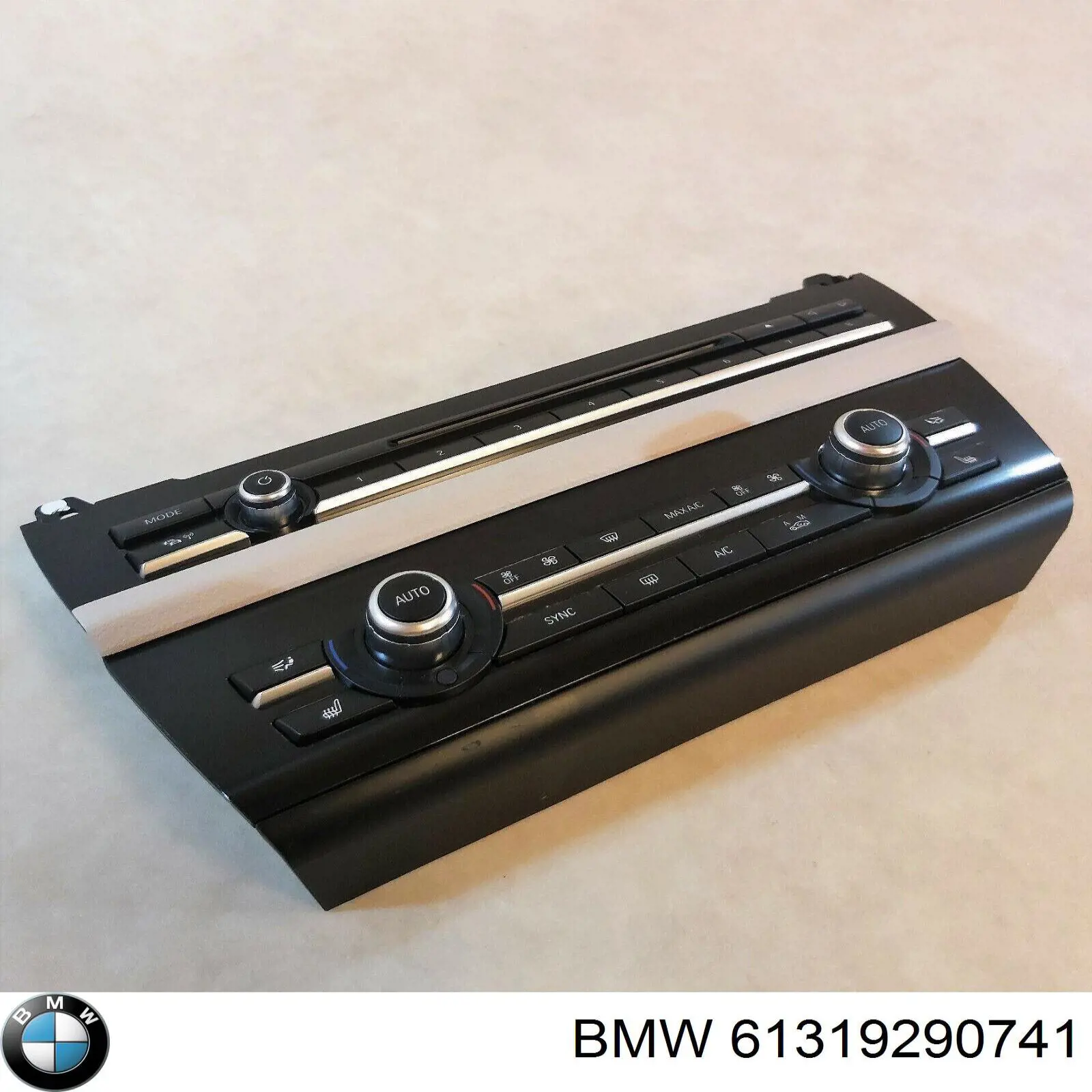 61319328424 BMW unidad de control, calefacción/ventilacion