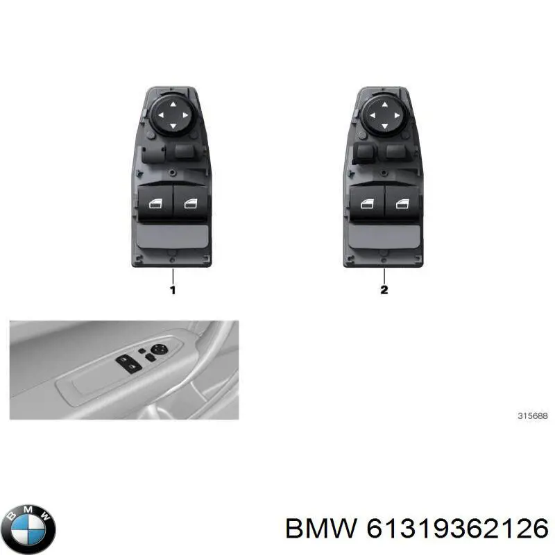 61319362126 BMW