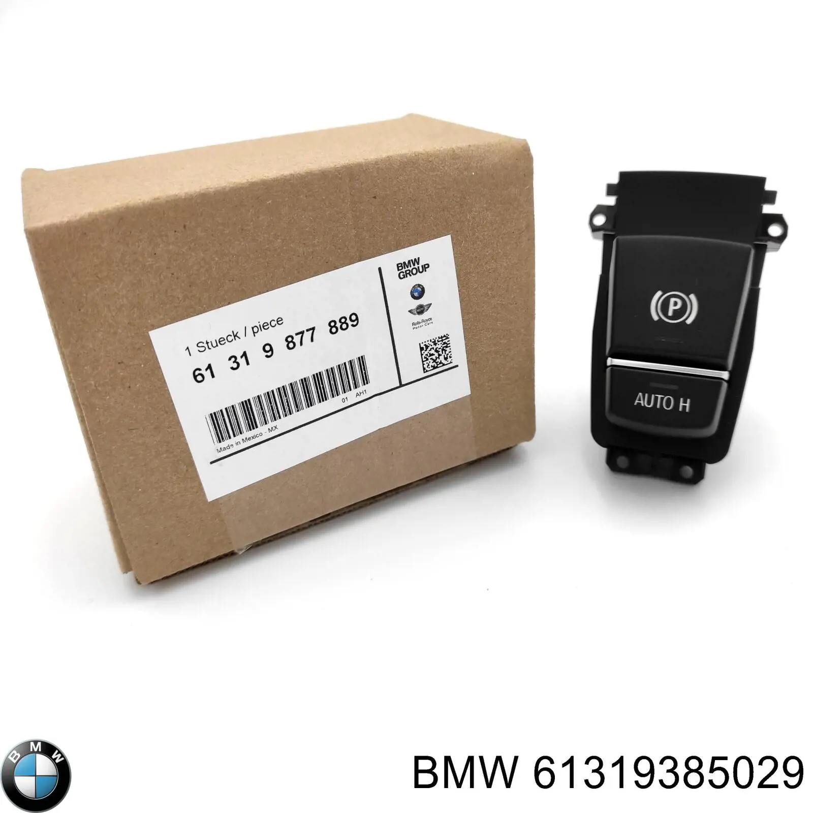 Interruptor del freno de estacionamiento electromecánico BMW 61319385029 precio, desde 45,79 EUR