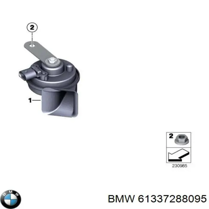 Comprar 61337288095 BMW Claxon