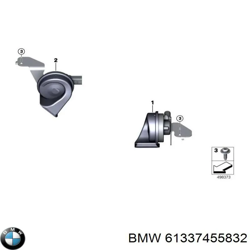 61337455832 BMW