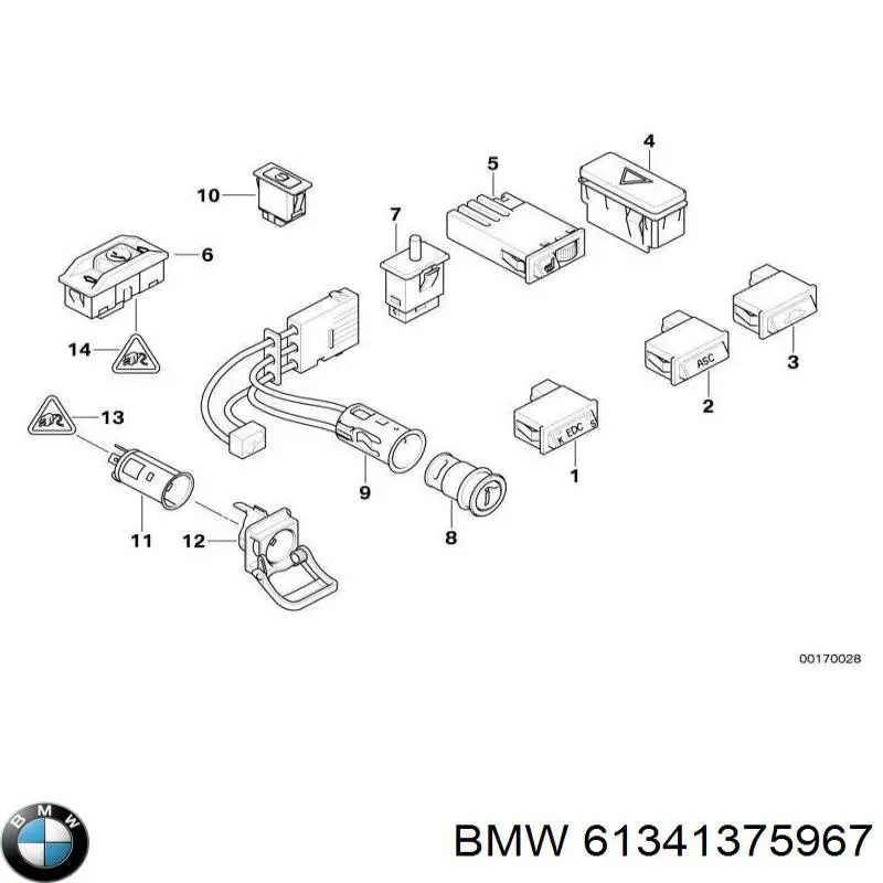 61341375967 BMW