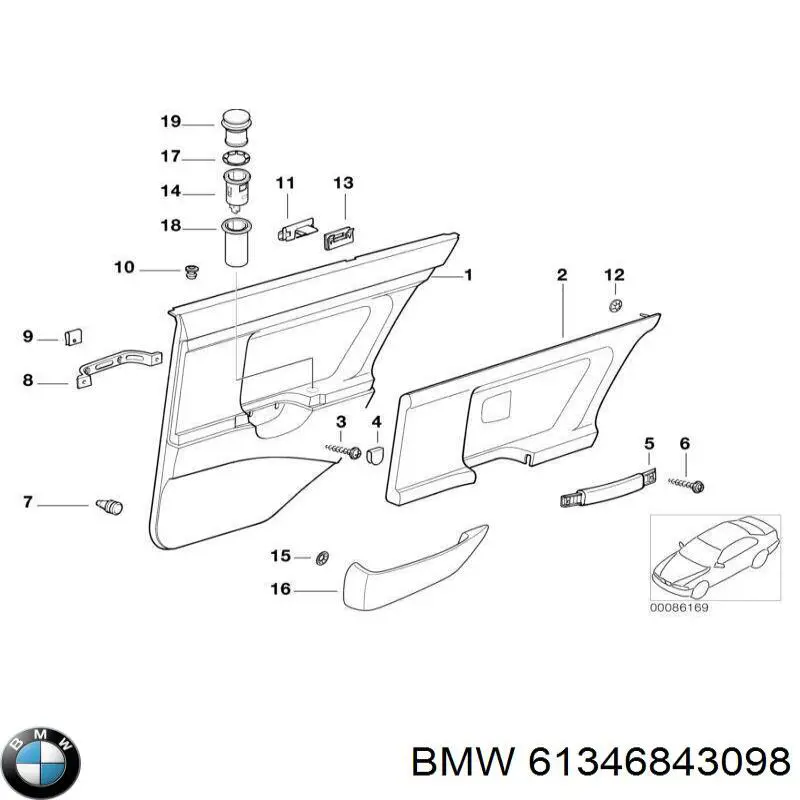  BMW 61346843098 precio, desde 13,92 EUR