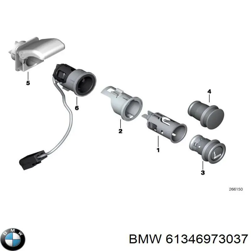 Toma de encendedor de cigarrillos BMW 61346973037 precio, desde 13,92 EUR