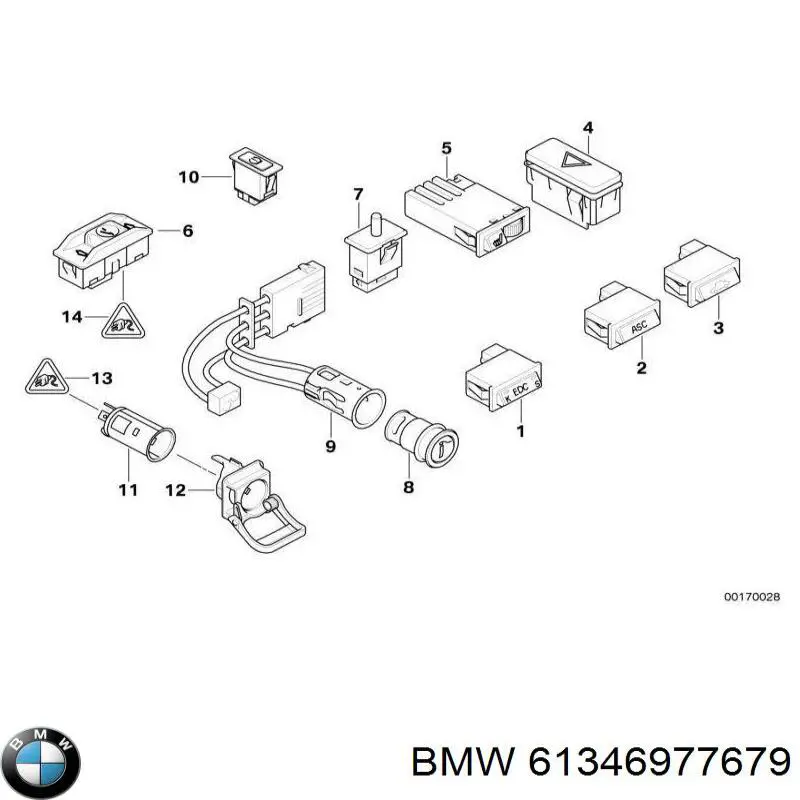  BMW 61346977679 precio, desde 27,79 EUR
