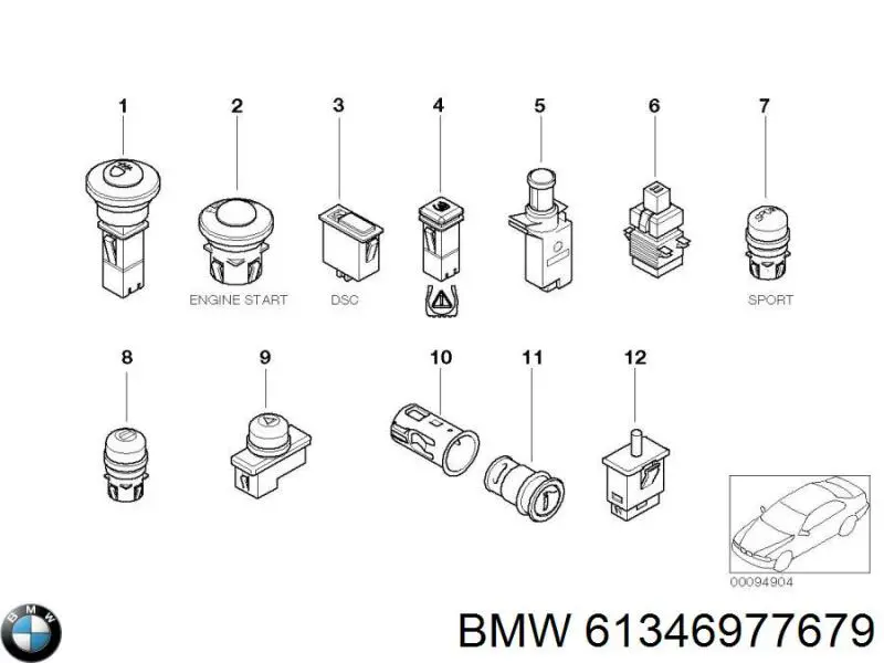 61346977679 BMW