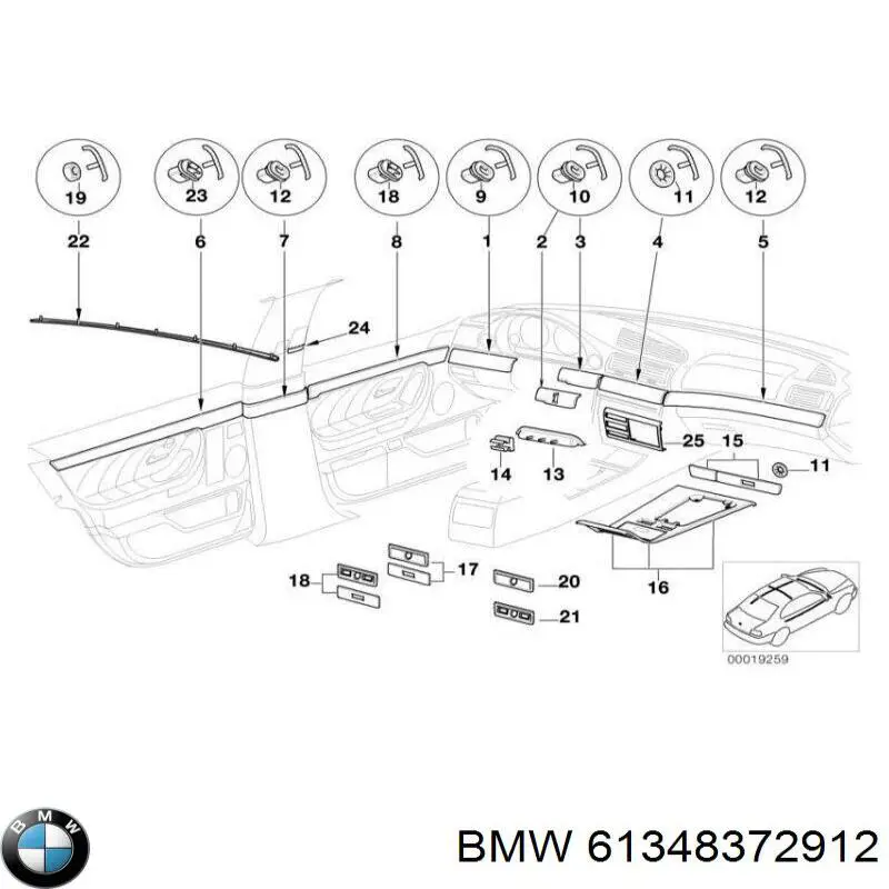 61348372912 BMW mechero de coche