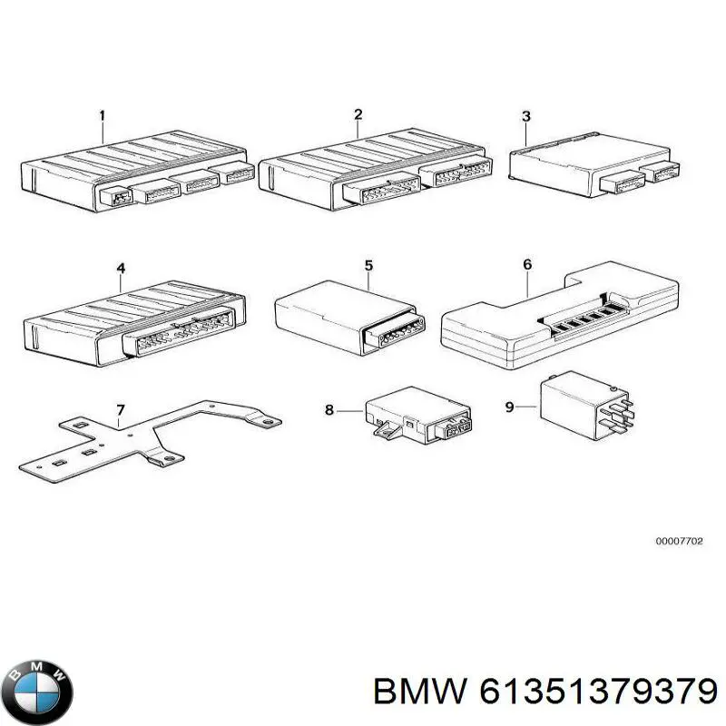 61351379379 BMW bloque confort