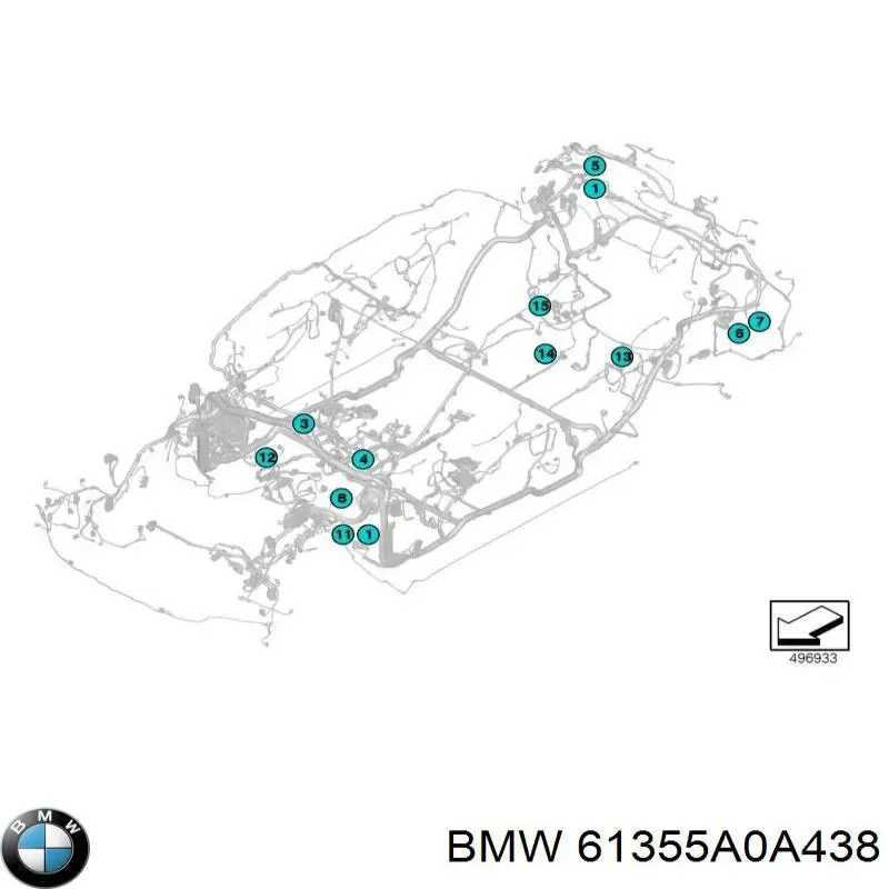 61355A0A438 BMW