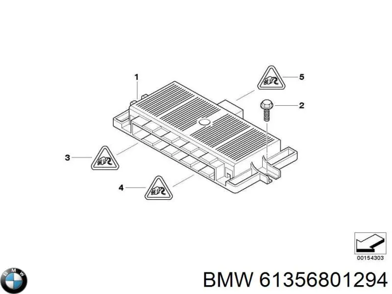 Módulo de control de luces de faros (ECU) BMW 61356801294 precio, desde 60,98 EUR