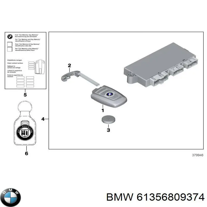 Módulo de cierre centralizado BMW 61356809374 precio, desde 174,24 EUR