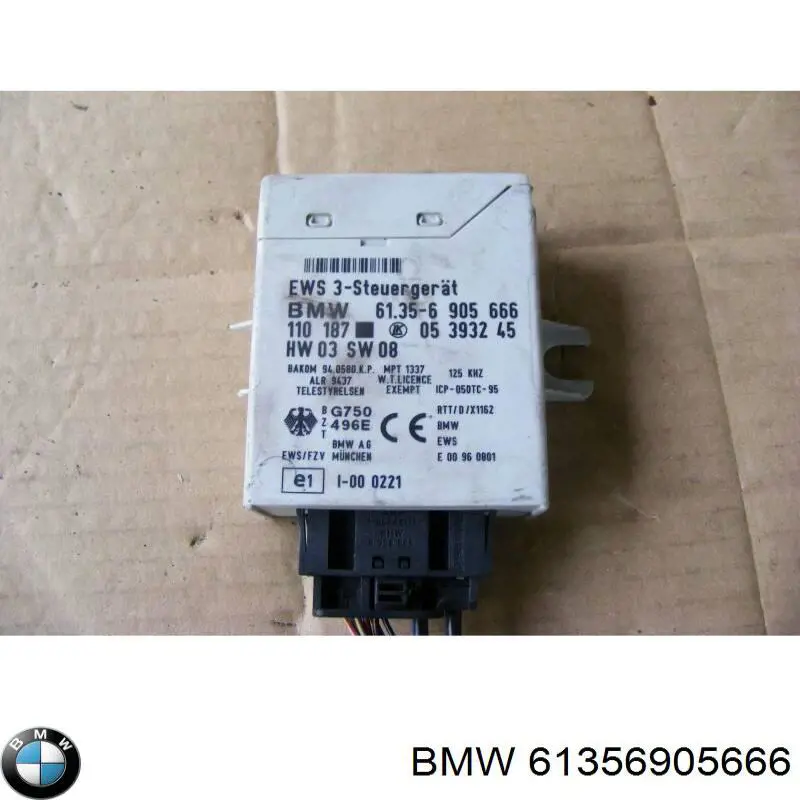 Módulo de control del inmovilizador 61356934529 BMW