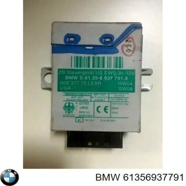 61356934529 BMW Módulo de control del inmovilizador