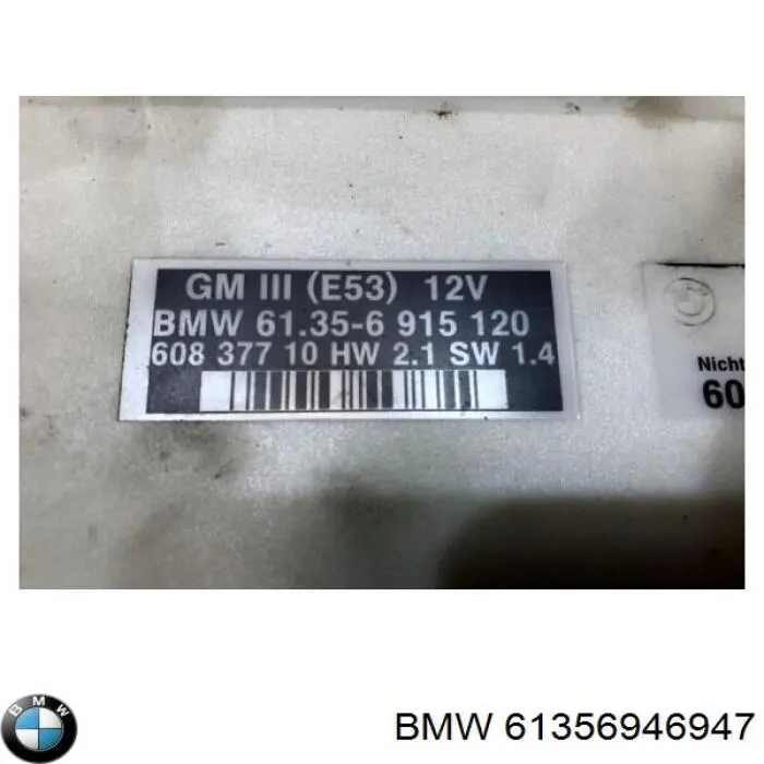 61356946947 BMW