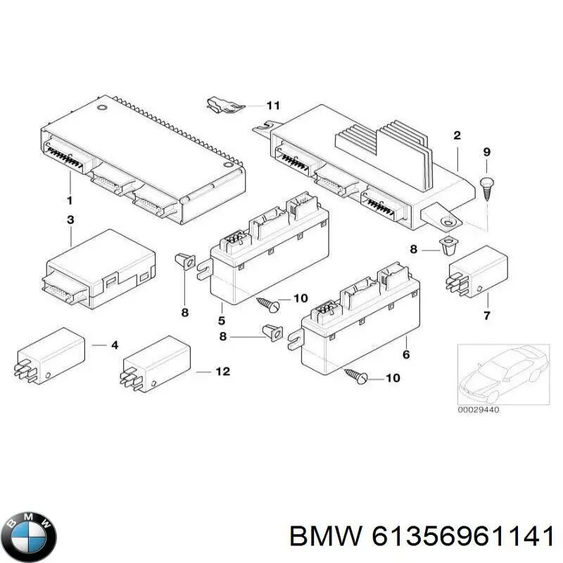 61356961141 BMW